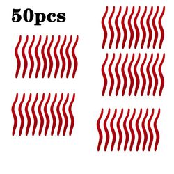Naturtro rød orm blød lokke regnorm 50pcs red3.5cm