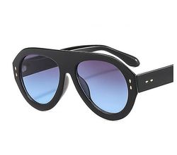 Langytx 2022 Nye kvinders solbriller Hip-hop Punk Solbriller Briller Briller Big Frame Retro Cross-border Ins Street Solbriller til mænd BG7 Normal