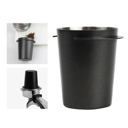58 mm rustfrit stål espressomaskine kaffe dosering kop sniffing krus pulver feeder del kaffemaskine pulver kop