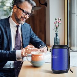 Bluetooth Audio Kannettava langaton Bluetooth-kaiutin kannettava kaiutin Bluetooth 5.0 erityinen lomalahja Sininen