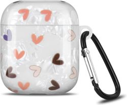 AIR Støvtæt taske kompatibel med AirPods 21 Sødt blomstermønster