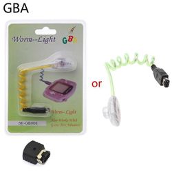Worm Light LED-valaistu yölamppu Gameboy Advancelle GBA GBC GBP: lle