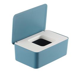 Zch Vævskasse Støvtæt vævskasse Vådservietter Dispenser Yellow Heart Blue