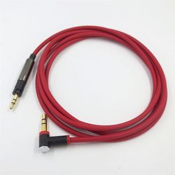 Musta / punainen 1.4M vaihda äänikaapeli Sennheiser MOMENTUM 1.0 2.0 -kuulokkeisiin musta punainen