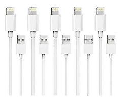 5 Pack 1m Lynoplader Iphone 14/13/12/11 / Xs / max / x / 8/7/6