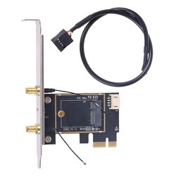 M.2 WiFi-kortti PCIe-korttipaikan muuntamiseen PCIE WiFi -kortin sovittimet PCIe-muunnos 8DB antenna