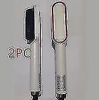 Mikasa Lige hår Kam Hair Stick Lazy Curler Splint (whiteeu 2pcs) Hvid