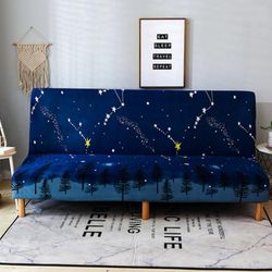 Ruili Armløs folde sovesofa cover universel all inclusive full cover sommer sofa cover universel stof sofa pude 190