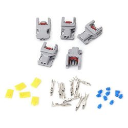 5 sarjaa 2-nastaista vedenpitävää liitintä Delphi 10811963 -polttoaineen dieselinruiskutuspolttoainekiskon pistokkeelle Multi