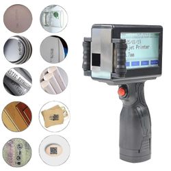 Kädessä pidettävä mustesuihkutulostin päivämäärä logo laserkooderi tarra qr viivakoodi kosketusnäyttö wigslar zy-hy