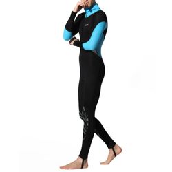 Ruili S016s017s018 Dykkerdragt våddragt Surfing lyseblå XS