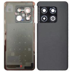OnePlus 10 Pro 5G OEM -akkukotelolle tarralla+kameran linssinsuojus-musta Monivärinen Black