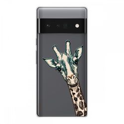 Crazy Kase Sag til Google Pixel 6 Pro Soft, Giraf Hoved