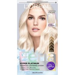 L'oreal paris hyper platin avanceret lettelse system blegemiddel, hyper platin, 1 oz