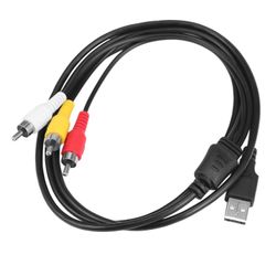 3 RCA til USB-kabel