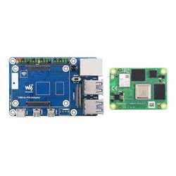 Cm4 til Pi4b udvidelseskort + cm4 kernekort wifi 1g + 8g emmc 4 x usb3.0 + rj45 Gigabit Ethernet-port A