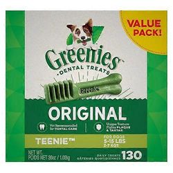 Greenies Original Dental Dog Chews, Teenie - 130 herkkua - (Koirat 5-15 paunaa)