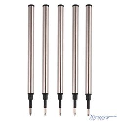 5X 0,5 mm kuulakärkikynä täyttö vaihto sininen/punainen/musta muste sisäänvedettäville kynille luokkatoverit opiskelijat koulutarvikkeet sininen musta