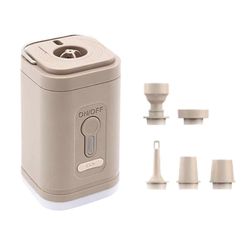 Pieni ilmapumppu Kannettava sähköinen tyhjiöpumppu makuutyynyille kelluu ulkona