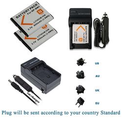 Np-bn1 batteri / lader Kits kompatibel Sony Cyber-shot DSC-w530 DSC-w570 W610 W630 1 Battery