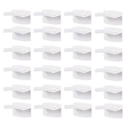 24-pack självhäftande hattkrokar för väggmontering Ingen borrning, minimalistisk hatthylla design rostsäker självannons