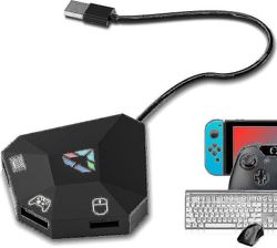 POTATO Näppäimistön ja hiiren sovitin Nintendo Switchille / Ps4 / Ps3 / Xbox One / Xbox 360 Converter