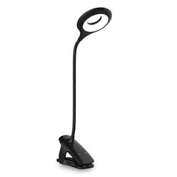Himmennettävä puristinvalo, joustava hanhenkaula-lukulamppu vahvalla puristimella toimistopöydille, akku ladattava, USB-virtalähde, energiatehokas ...