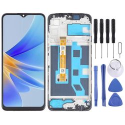 OEM LCD-näyttö OPPO A17 -digitizerille, täydellinen kokoonpano kehyksellä