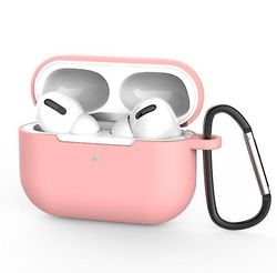 Mikasa Gælder for Airpods Pro Beskyttelsesdæksel, silikone spænde, ny Apple 3. generation Bluetooth headset Pink