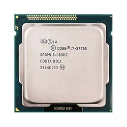 Core i7-3770S -suoritin - kanta LGA 1155 4 ydintä, 8 säiettä, 3,1 GHz, 8 Mt, L3-välimuisti, 65 W.