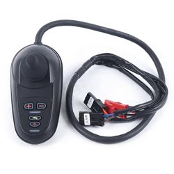 Sähköpyörätuolin joystick-ohjain, 24 V DC vedenpitävä Hall-keinuvipu taittuvalle sähköpyörätuolille