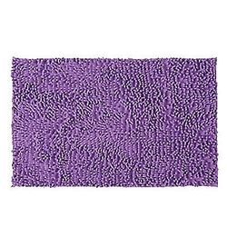 Coosilo Absorberende Soft Shaggy Skridsikker Bad Mat Badeværelse Bruser Home Floor Tæpper Tæppe lilla 60x40cm