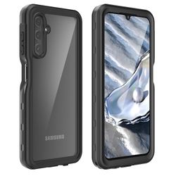 Vandtæt taske til Samsung Galaxy A14 etui, 360 fuld kropsbeskyttelse telefondæksel indbygget kæledyrsskærmbeskytter, udendørs støvtæt telefonetui S...