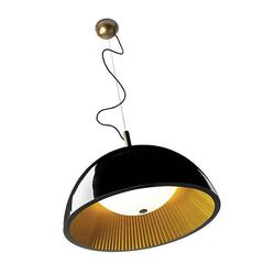 LEDS-C4 GROK Lighting 3 Lys lille kuppel loft vedhæng sort, guld, E14