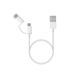 Ruili Mi 2 I 1 Micro Usb til Type-c Hurtig opladning Data Cable 1m