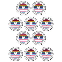 You're Safe To Be You Around Me -merkkipinssi inspiroivalla lainauskäänteellä 10pcs