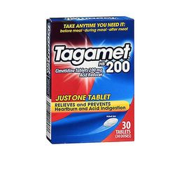 Tagamet HB 200, 30 välilehteä (1 kpl pakkaus)