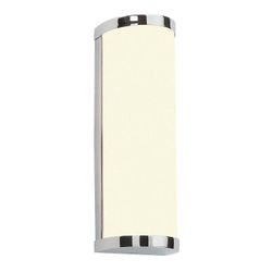 Endon Collection Lighting Ice 2 Light Badeværelse Væg Lys Chrome IP44 med Opal Glas, G9