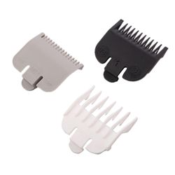 3 kappaletta Universal Hair Clipper Limit Comb Limit Comb -hiustenleikkaustyökaluja Sähköleikkurisatula 1.5 Musta