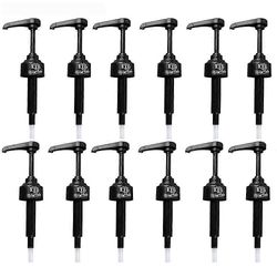 12 kpl kahvia 1 litran annostelijasiirappipumppu musta nesteannostelija monin-siirapille 8 ml mehupullo