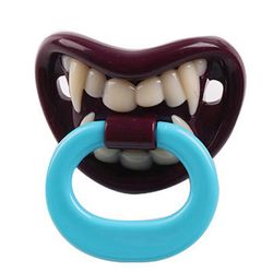 Uusi päivitetty sarjakuvatutti vauvoille, elintarvikelaatuinen silikoni, hauska lahja vauvakutsuille ja Halloweenille monivärinen