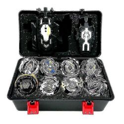 yougang8kpl Beyblade-setti kantoraketilla lasten lahjalelu korkealaatuinen
