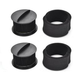 2* Vaskbart filter og Skum til Bissell 32r9 Style 16 Cleanview Helix Vacuum 82h1, 22c1, 21k3, 58f83 44m3p Fejemaskine Filtre Replace