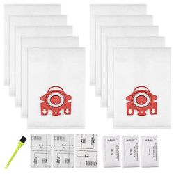 10 Pack 3d Airclean Tasker Udskiftning for Miele Fjm vakuumpose