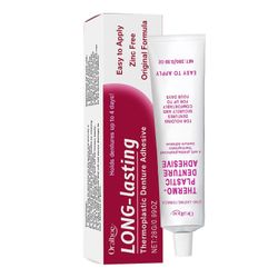 Super Grip hammasproteesi-liimakerma vedenpitävä hammasproteesi-liimavoide kiristysproteesien asentamiseen 1pcs