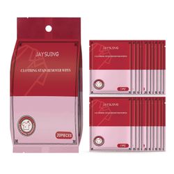 Tahranpoistoaine vaatteille Yksittäinen kääritty puhdistuspyyhe kankaalle 1pc