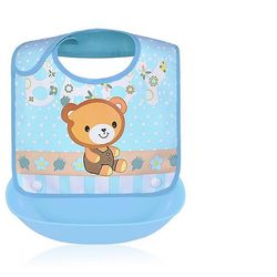 Baby Tegneserie Bib aftagelig vandtæt frokost fodring hagesmæk bear