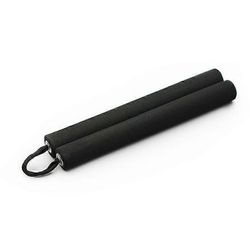 Sieni PVC Musta Kung Fu Koulutus Nunchakus lapsille Aloittelijat Päiväkodin aamuharjoitus köyden kanssa