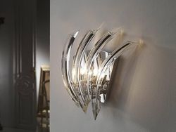 Schuller Lighting Eloise 2 Lys krystal væg lampe Krom, G9