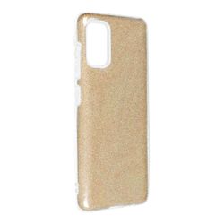 König Telefoncover til Samsung Galaxy A41 Beskyttelsesetui Cover Kofanger Shell Glitter Guld